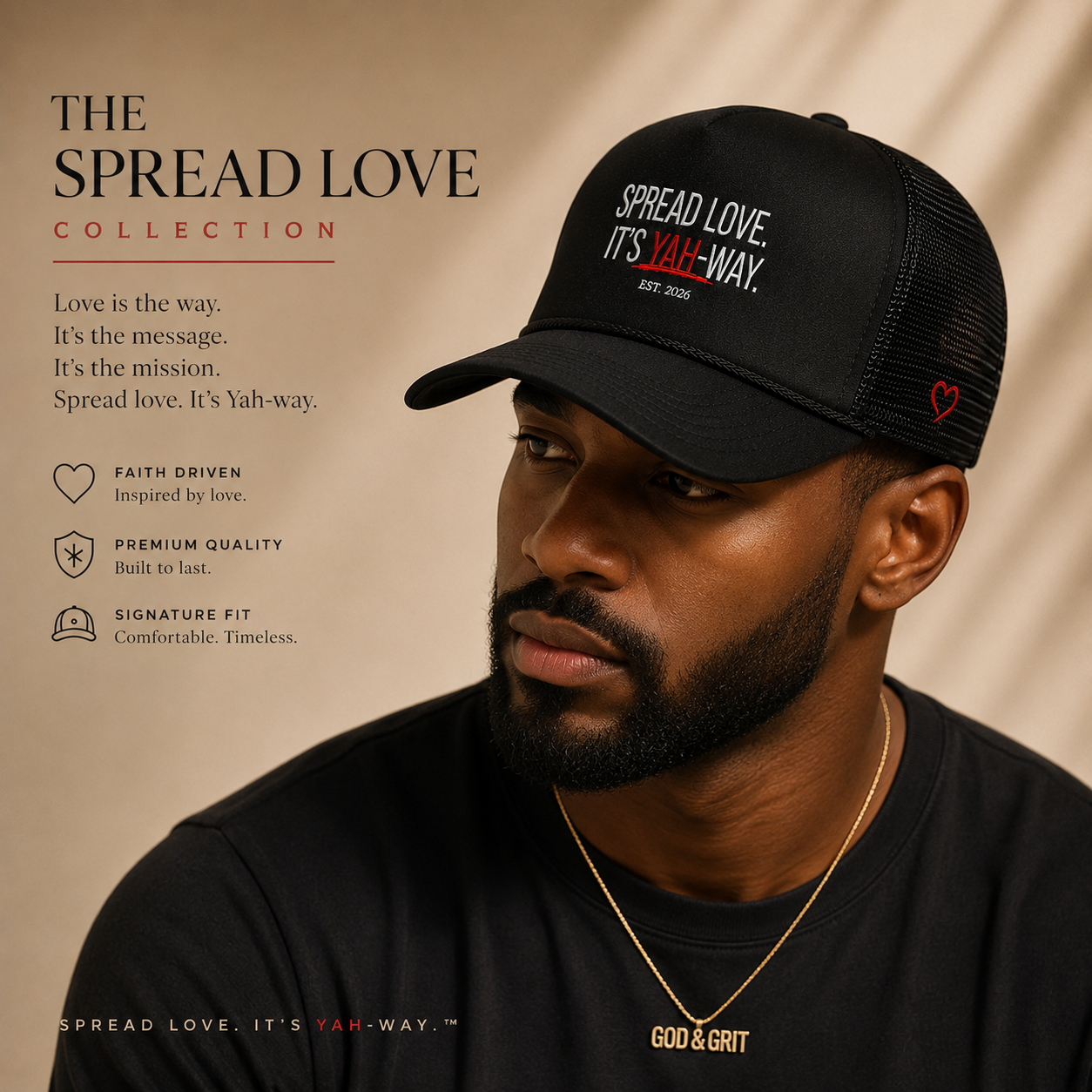 The Spread Love Trucker Hat