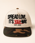 The Spread Love Embroidered Camo Hat